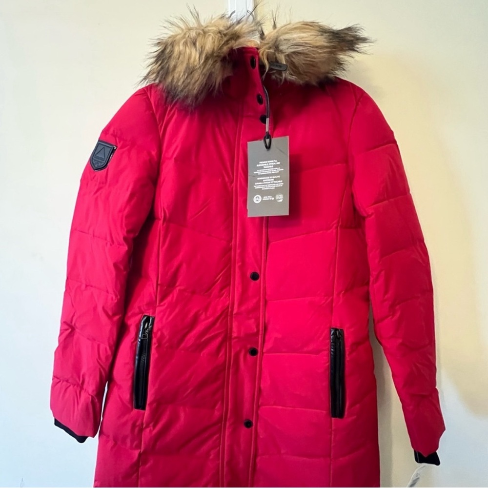 Atelier Noir X-Small Red Parka Coat - Picture 2 of 10
